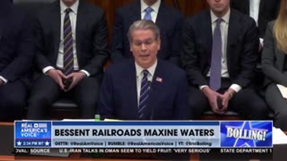 BESSENT RAILROADS MAXINE WATERS