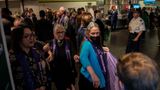 Pro-Palestine protesters shut down cafeteria in Senate office building