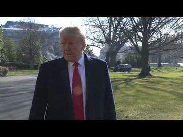 President Trump Delivers Remarks Upon Departure