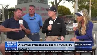 Brad Moretti and Marcus Davila On The Impact Of The Clayton Sterling Baseball Complex in Key West - Real America's Voice News