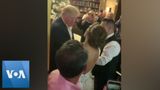 President Donald Trump Surprises Newlyweds at New Jersey Wedding