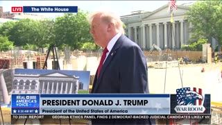 POTUS SAYS WHITE HOUSE BALLROOM IS A 'GIFT'