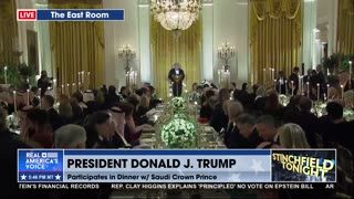 PRESIDENT TRUMP HOSTS SAUDI CROWN PRINCE MOHAMMED BIN SALMAN FOR A FORMAL DINNER AT THE WHITE HOUSE