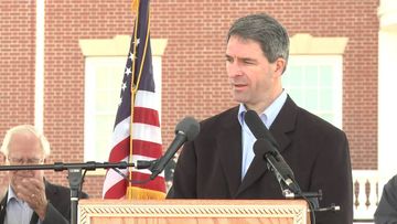 Ken Cuccinelli briefly shifts focus to gun control