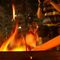 Hong Kong Protesters Burn Joss Paper Outside Police Building