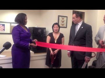 Lactation center ribbon-cutting