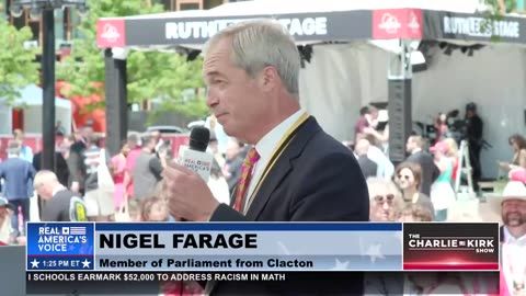 Nigel Farage Talks About The Instinctive Courage of President Donald Trump