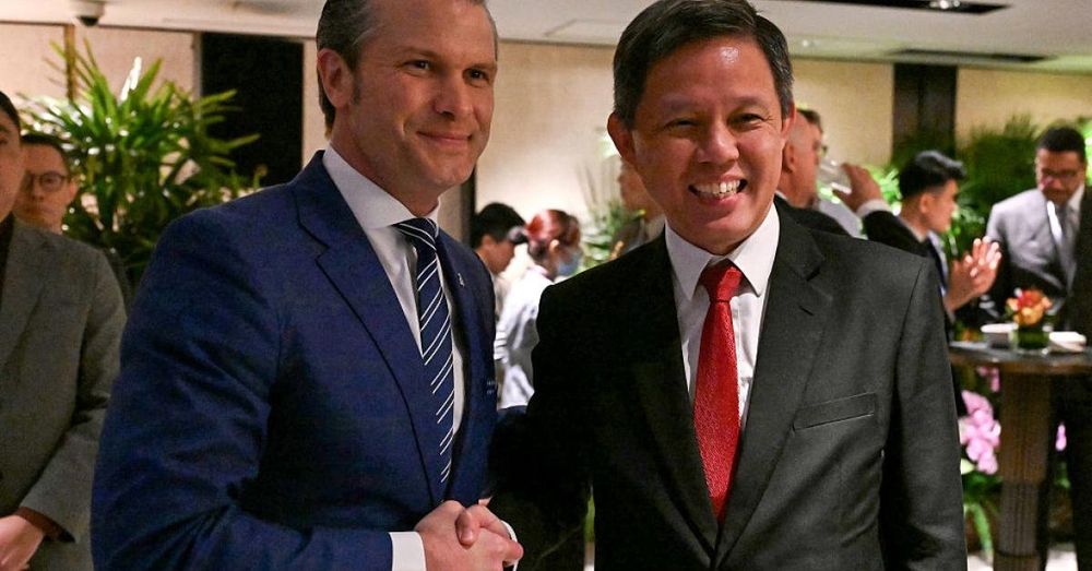 Hegseth promotes unity against China in Singapore visit with Asian defense officials