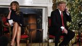 Trump, First Lady Take Calls From Kids Tracking Santa