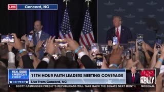 LEE GREENWOOD IN NC WITH DONALD TRUMP