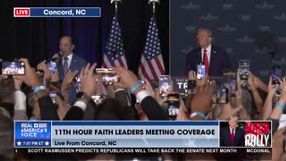 LEE GREENWOOD IN NC WITH DONALD TRUMP