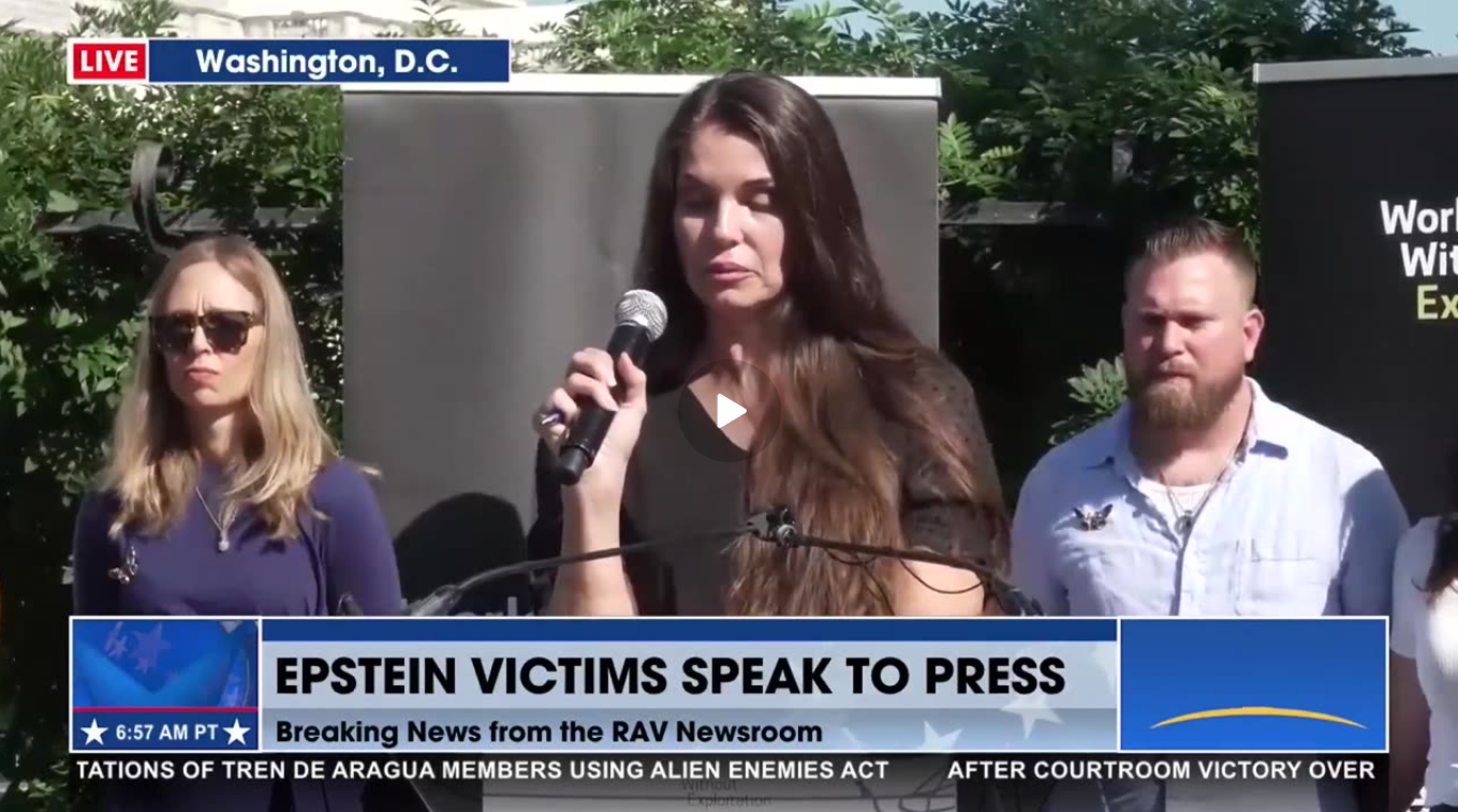 HAPPENING NOW: EPSTEIN VICTIMS SPEAK