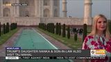 President Trump, First lady Melania Trump and daughter Ivanka at Taj Mahal