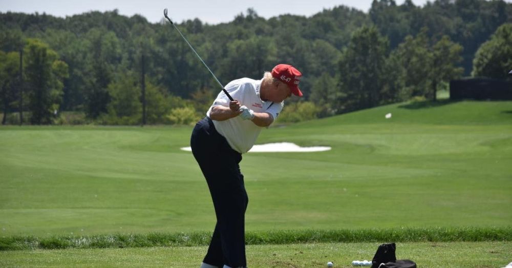 Trump announces he won 'probably his last' Golf Club Championship