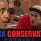 Stuttering Hussein Invades my Backyard to Promote a Creepy Pervy Deviant DemonRat!