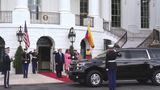 President Trump and the First Lady Welcome the President and First Lady of Colombia