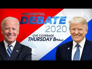 Live Final Face-Off:  Trump, Biden debate in 2020 presidential election