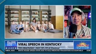 EIGHTH GRADER’S SPEECH GOES VIRAL