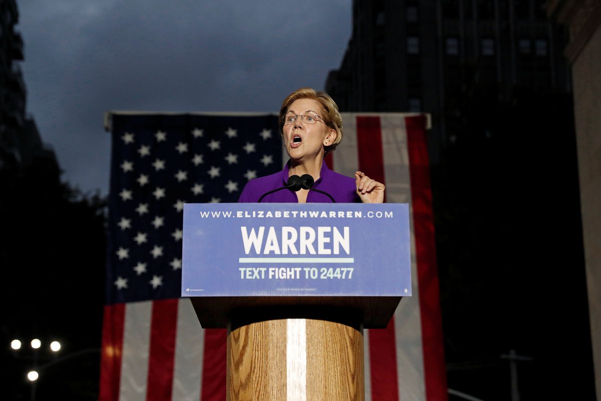 Warren Surges in Democratic Presidential Race