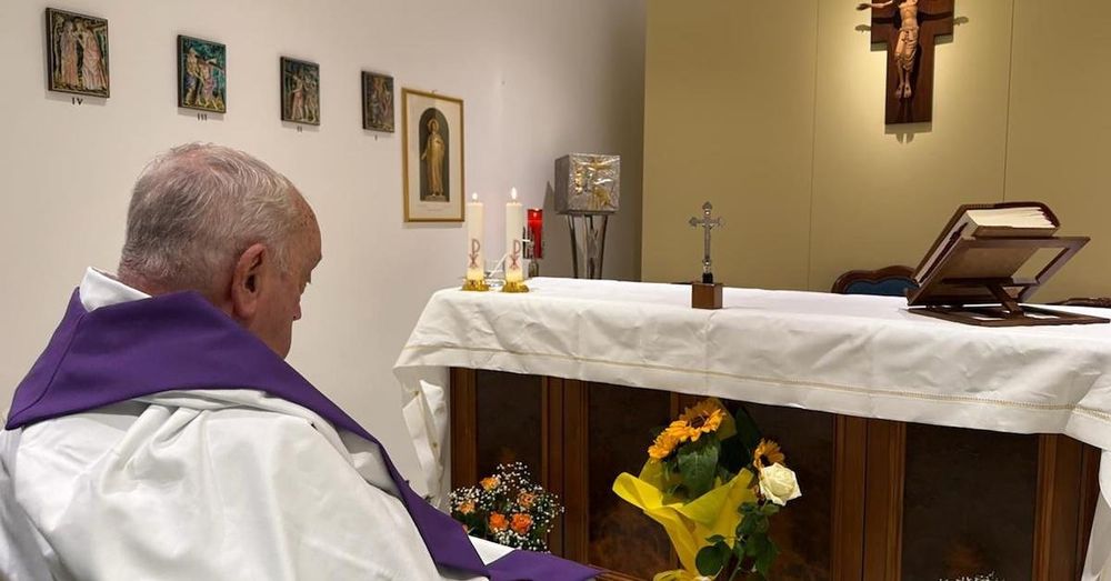 Francis appears ready to remain Pope, as Vatican releases first photo of long hospital stay