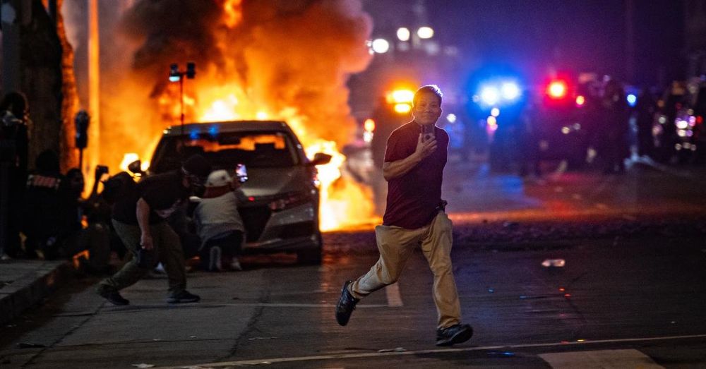 Los Angeles mayor imposes partial curfew for city's downtown amid rioting and looting