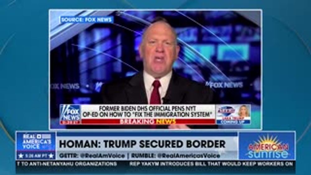 HOMAN: TRUMP SECURED BORDER