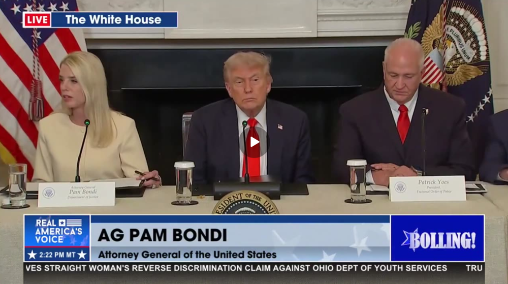 TRUMP DOJ FULLY SUPPORTS LAW ENFORCEMENT