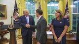 President Trump Participates in the Swearing-In Ceremony for the Secretary of Defense