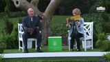 White House Easter Egg Roll: Reading Nook with DNI Dan Coats and Marsha Coats