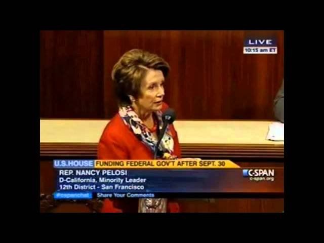 Nancy Pelosi blasts defund Obamacare resolution as a ‘wolf in wolf’s clothing’