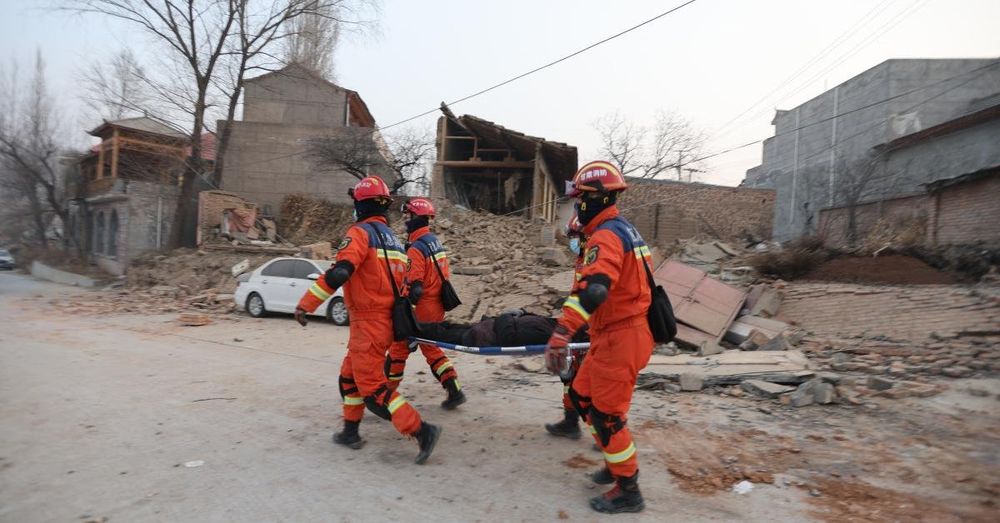 Survivors and first responders face frigid temperatures in China after earthquake kills over 120