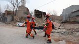 Survivors and first responders face frigid temperatures in China after earthquake kills over 120