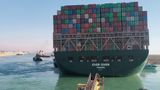 Container ship blocking Suez Canal for days now partially 'refloated'