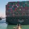 Container ship blocking Suez Canal for days now partially 'refloated'