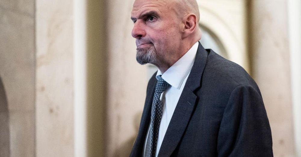 Fetterman slams media coverage of 'fringe' pro-Palestine students who walked out of Seinfeld speech