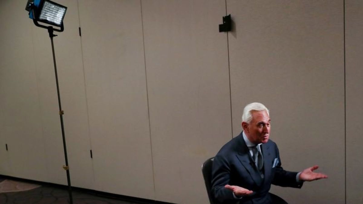 As Court Gag Order Looms, Trump Adviser Roger Stone on Media Blitz