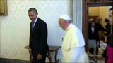Obama’s first meeting with Pope Francis
