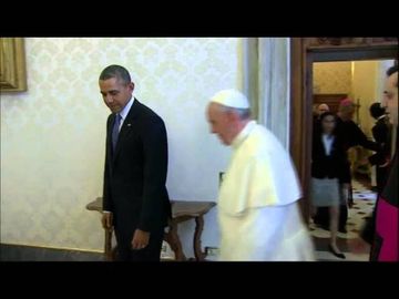 Obama’s first meeting with Pope Francis