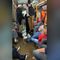 Floodwaters Seep in New York Bus Following Storms