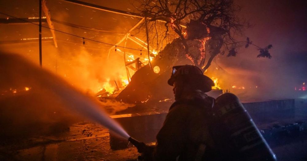 Theater Palisades consumed by LA wildfire