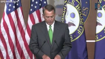 John Boehner stands behind Obama’s speech