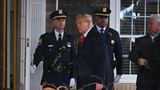 Trump attends wake of fallen NYPD officer while Biden attends NYC fundraiser with Obama, Colbert