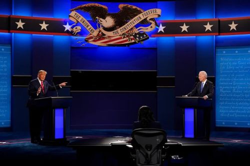 Trump, Biden Spar as Last Debate Opens