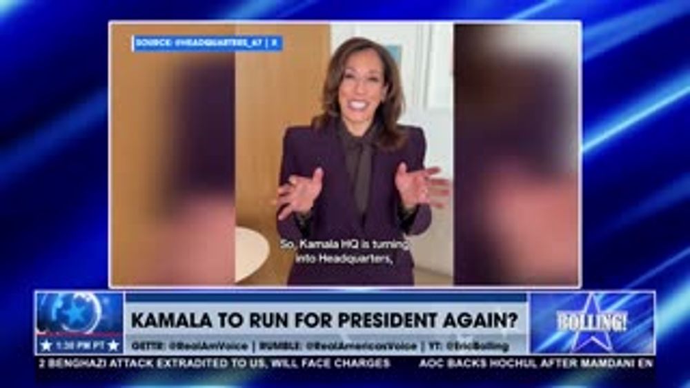 KAMALA HARRIS TO RUN FOR PRESIDENT AGAIN?