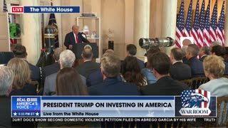 TRUMP COMMENTS ON HIS FIRST 100 DAYS