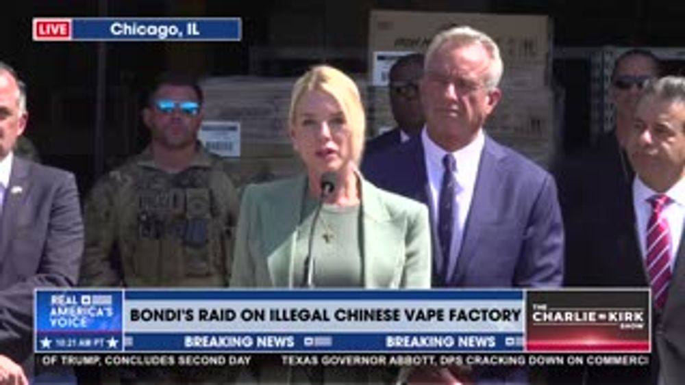 BONDI: TRUMP ADMIN CRACKS DOWN ON CHICAGO CRIME & CHINESE VAPE CRISIS