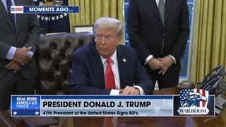 BRIAN GLENN ASKS TRUMP A QUESTION IN THE OVAL OFFICE