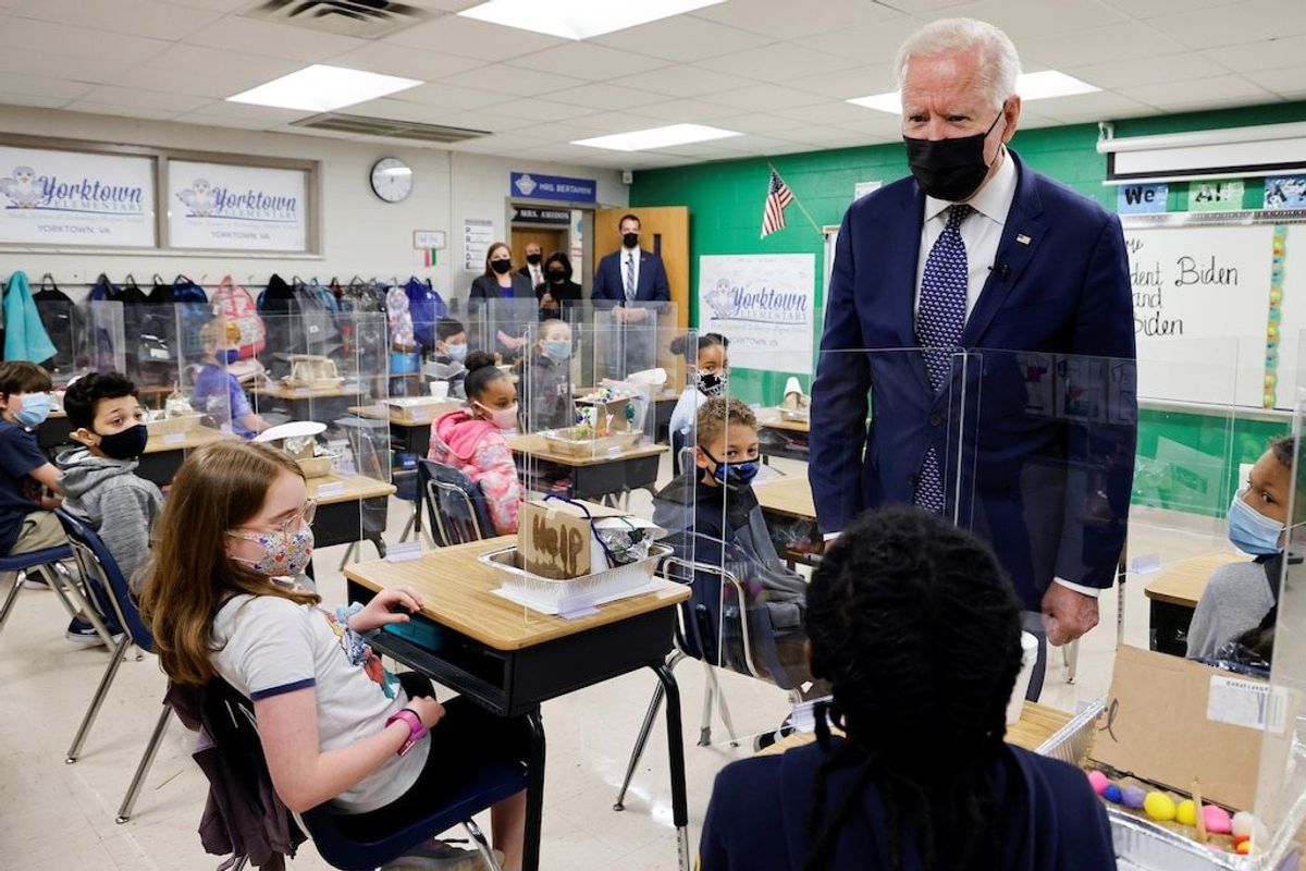 Biden Pushes Education Spending at Stops in Virginia