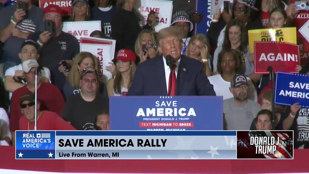 Save America Rally Live From Warren, MI Part 3