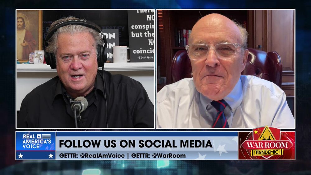 Rudy Giuliani joins War Room reflect on his Health, Sons Campaign, and NYC Crime Rates